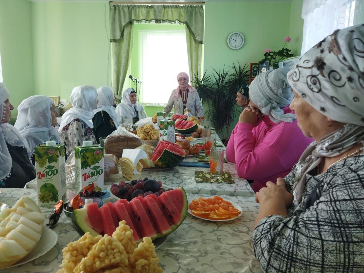 Казаклар авылында матур бер очрашу