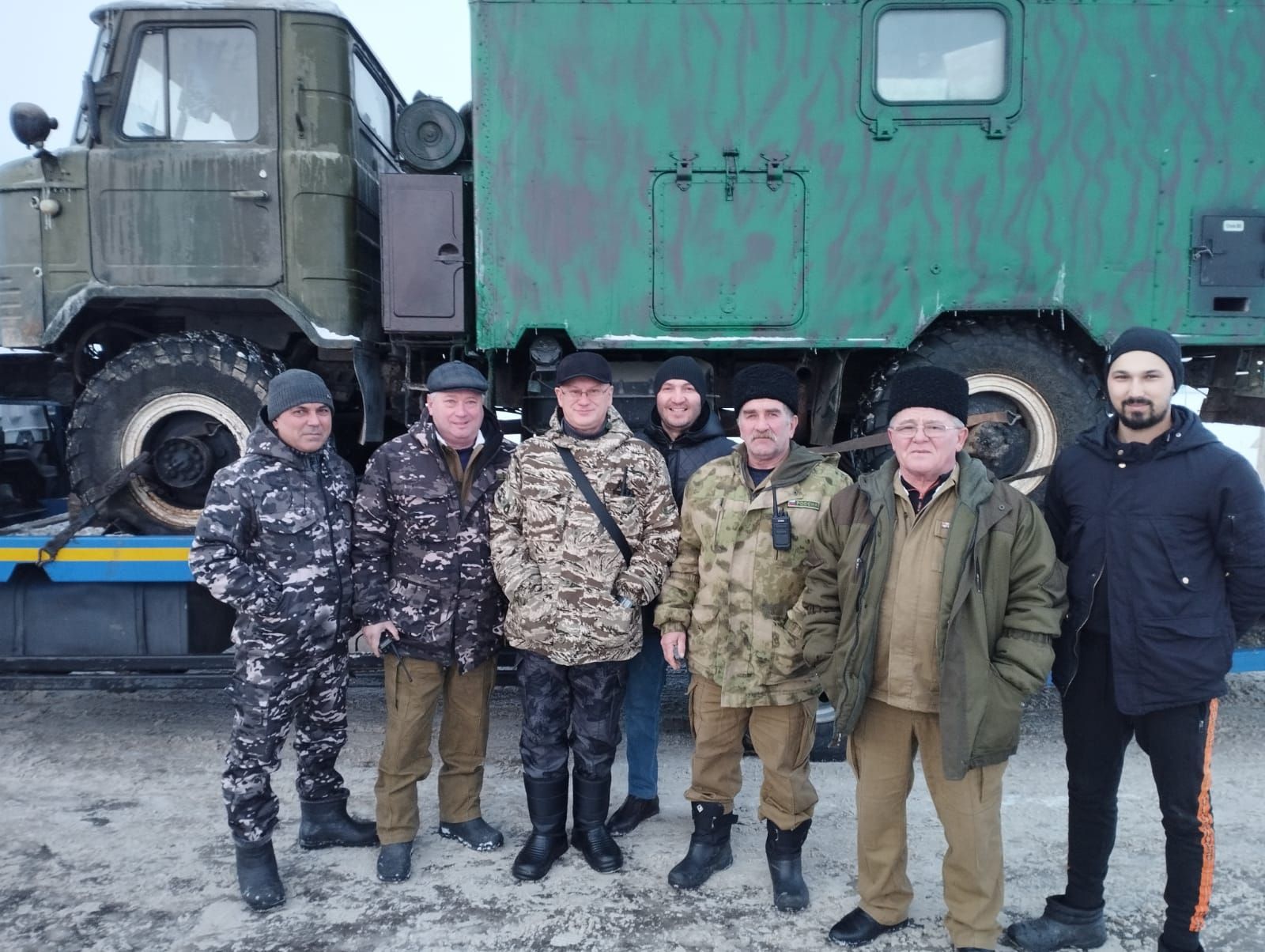 Яңа Кенәр халкы махсус хәрби операция барган зонадагы якташларыбызга мобиль мунча эшләп җибәрде
