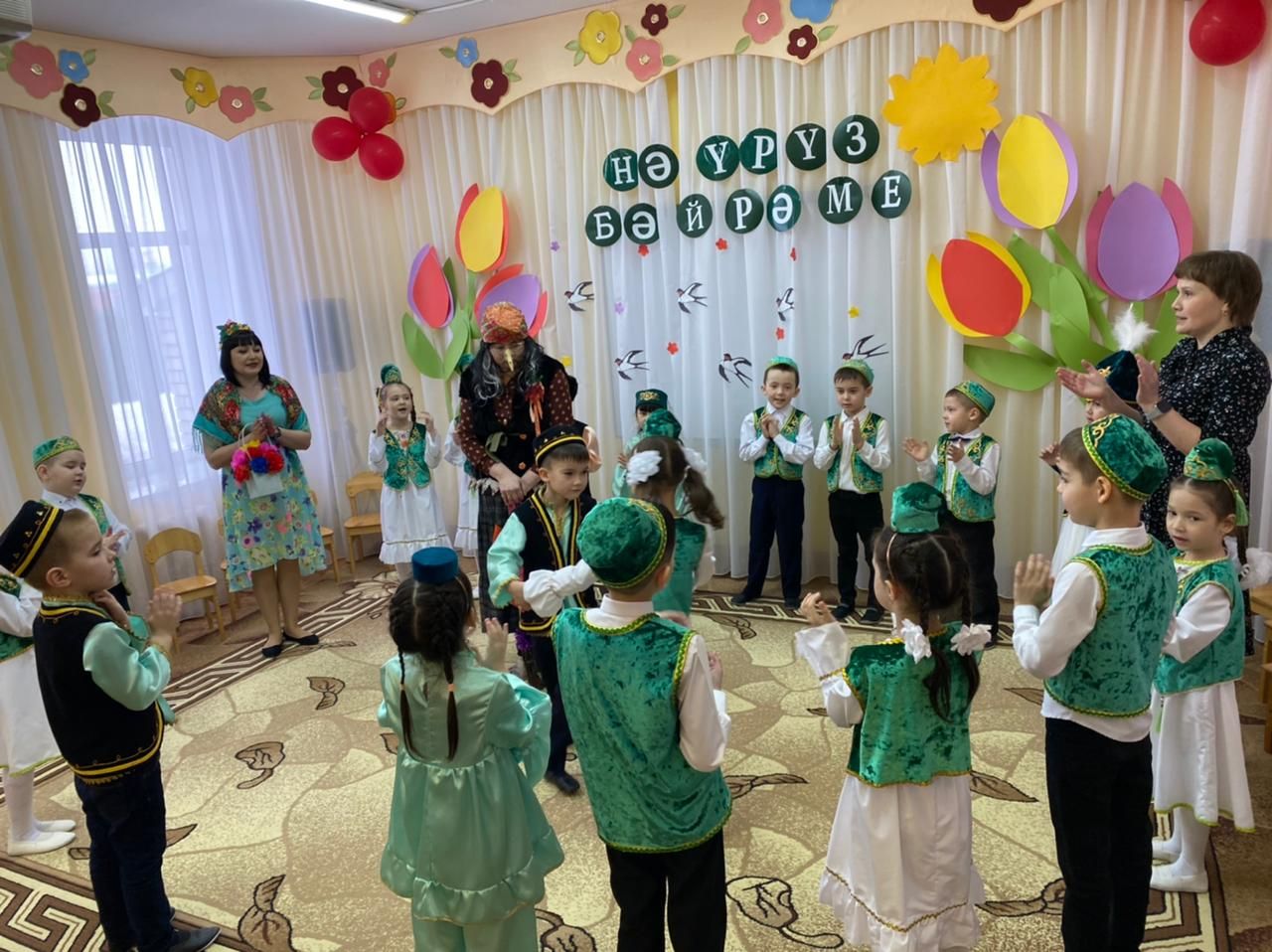 Арчаның 1 нче номерлы балалар бакчасында кышны озату бәйрәме булды