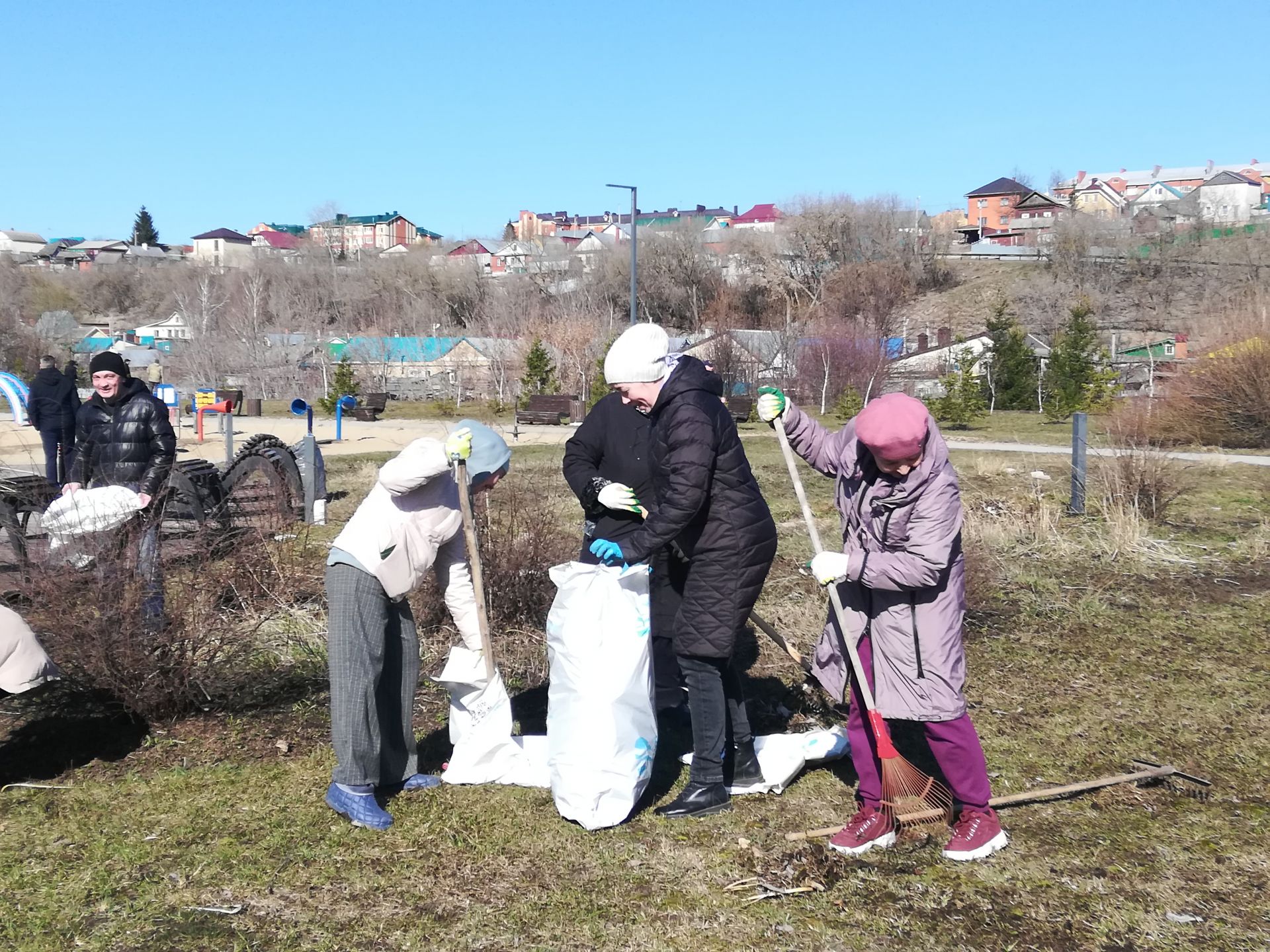 Арчаның Казансу паркында өмә үтте
