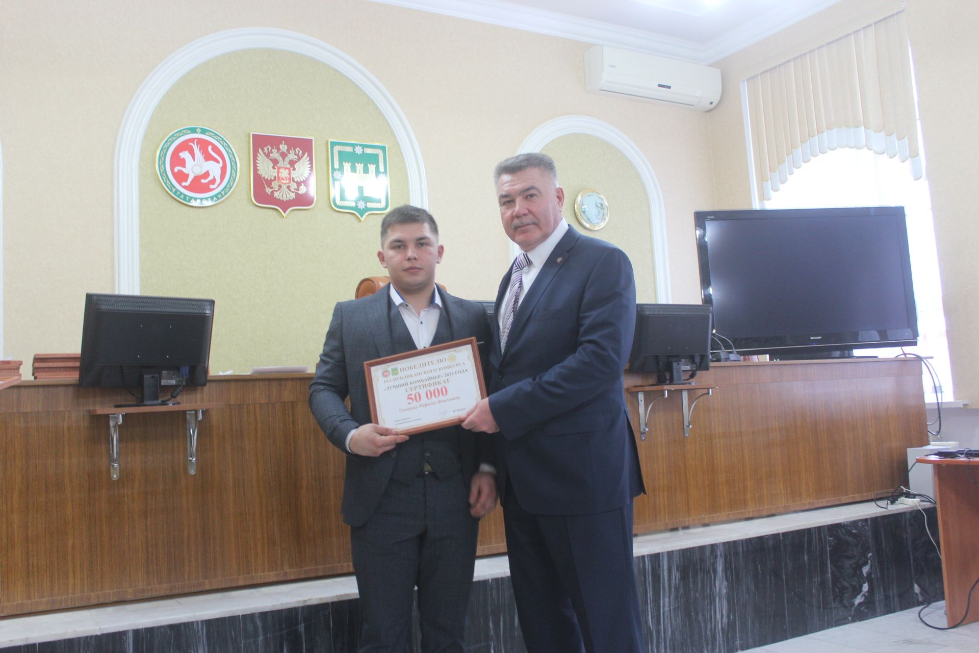 Арчада комбайнчылар бүләккә ия булды