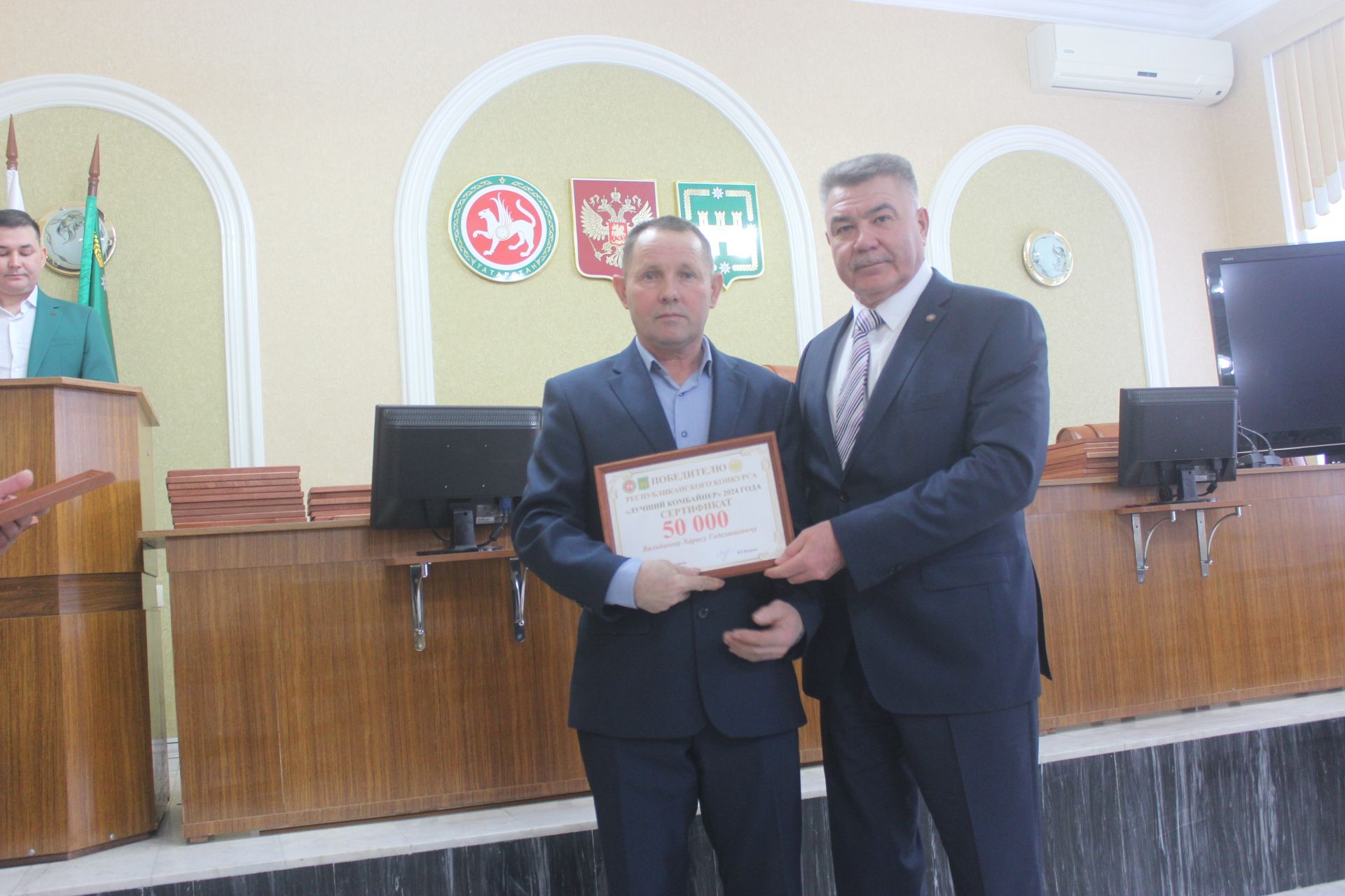 Арчада комбайнчылар бүләккә ия булды