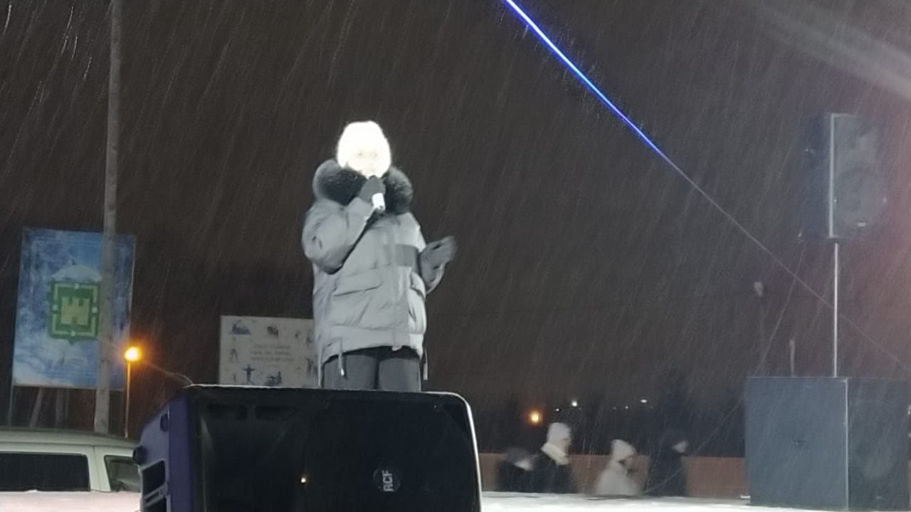 Арча стадионында Яңа елны каршы алу бәйрәме бара