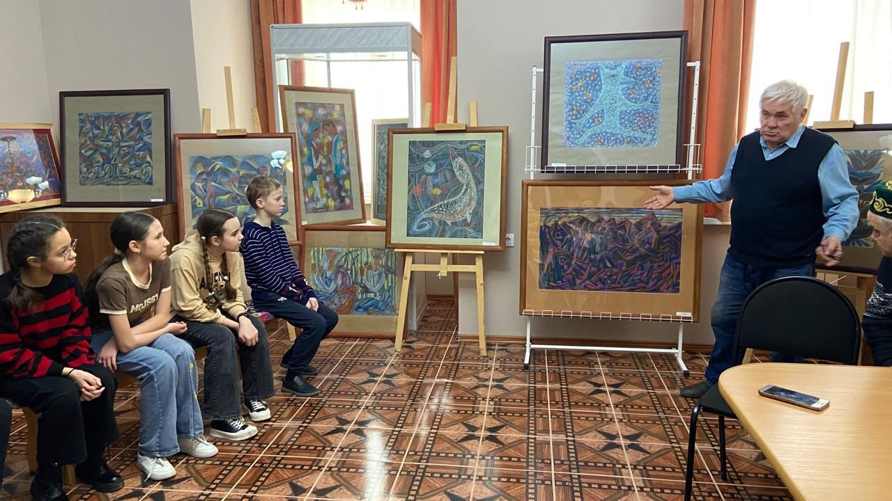 «Казан арты» музеенда Хәмит Латыйповның «Тукайга багышлау» исемле күргәзмәсе ачылды