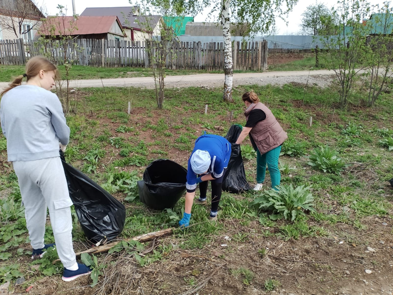 Бүген Арчада коры елгаларны, юл буйларын чистарттылар, агачларны буядылар