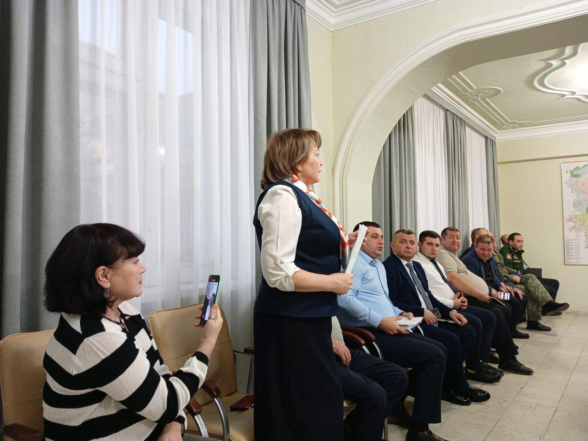 Махсус хәрби операция зонасыннан кайткан егетләр белән очрашу узды