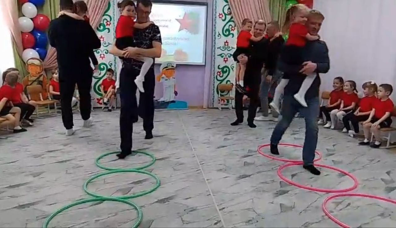 Арчаның беренче балалар бакчасына әтиләр кунакка килде