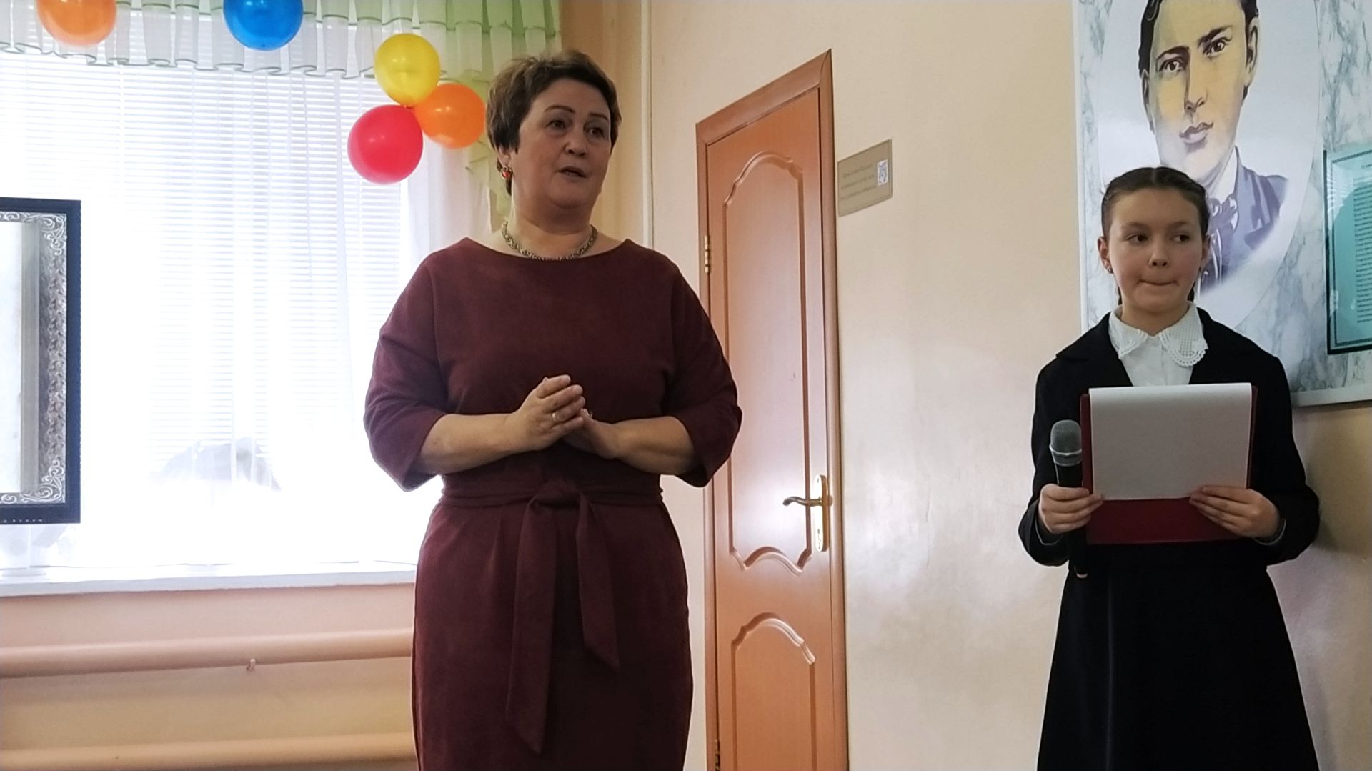 Лесхоз мәктәбендә ветераннарны котладылар