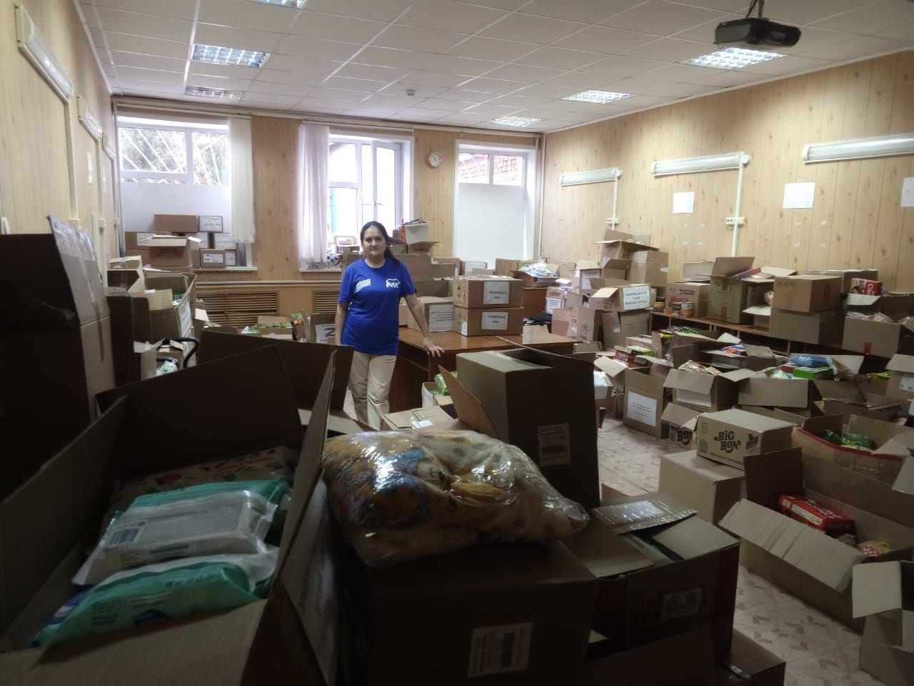 Арча районында өченче гуманитар колонна әзерләнә