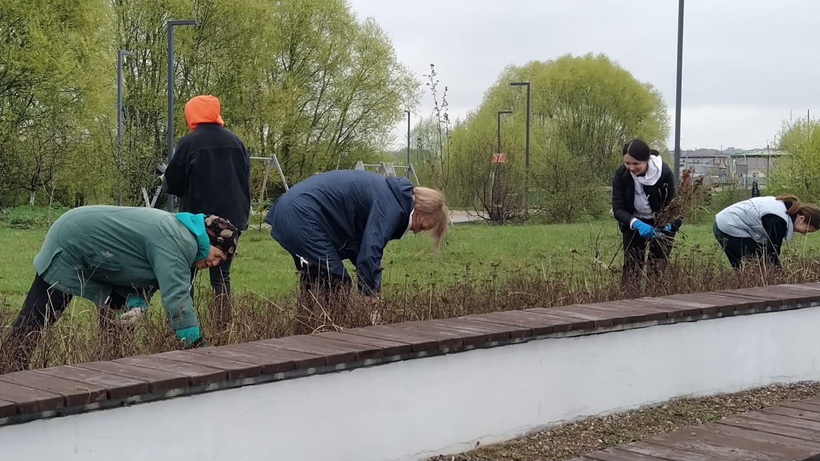 Казансу паркында өмәләр гөрли