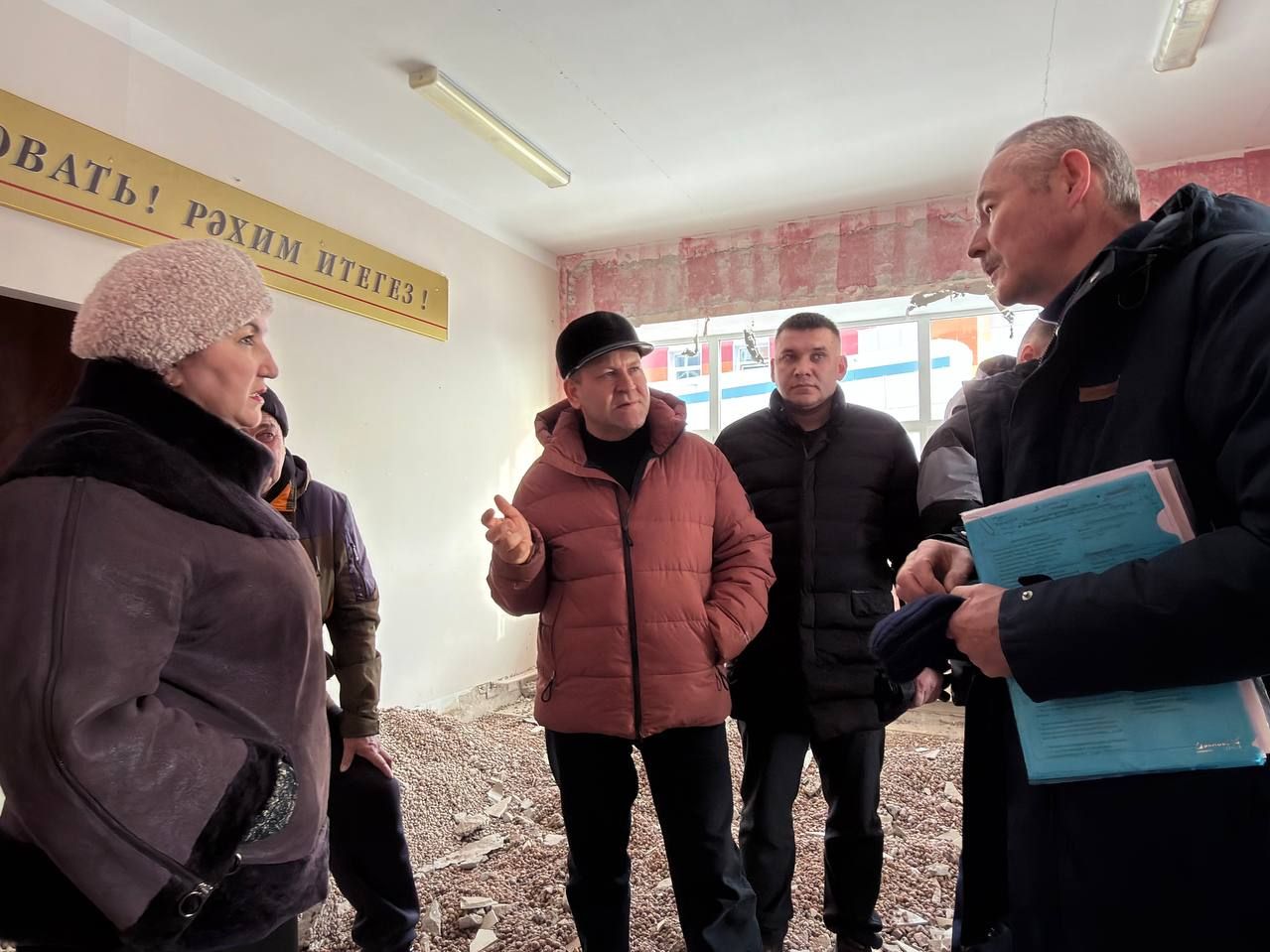 Арча педагогика көллиятендәге капиталь төзелеш буенча күчмә киңәшмә узды