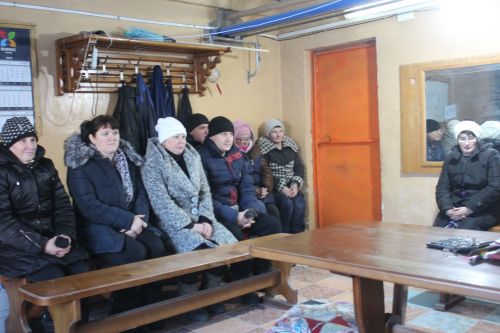 Район башлыгы терлекчеләр янында