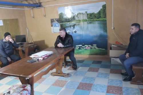 Район башлыгы терлекчеләр янында