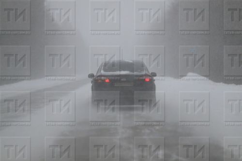 Татарстанда буран, көчле җил көтелә, юлларга кар салачак