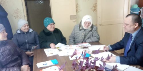 Приём граждан в с.Учили Новокырлайского сельского поселения Арского района