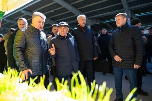Казандагы Арча ярминкәсен Татарстан Республикасы Рәисе Рөстәм Миңнеханов карады