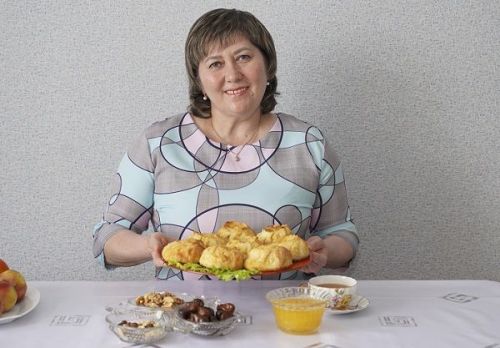 Помидорлы, сырлы самса