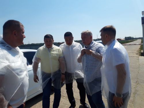 Арчага эшлекле сәфәр белән кунаклар килде