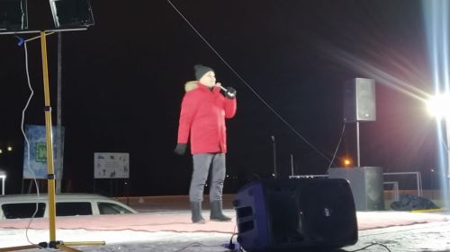 Арча стадионында Яңа елны каршы алу бәйрәме бара