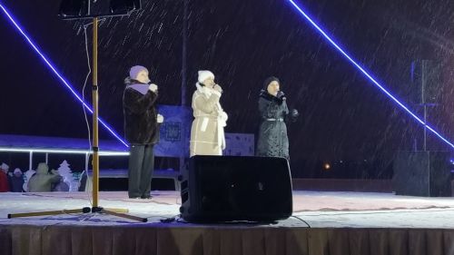 Арча стадионында Яңа елны каршы алу бәйрәме бара