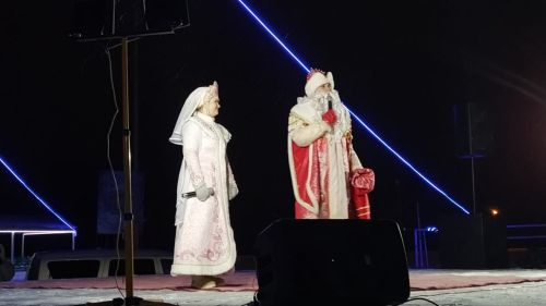 Арча стадионында Яңа елны каршы алу бәйрәме бара