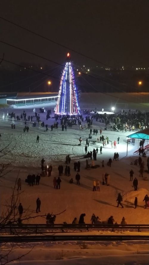 Арча стадионында Яңа елны каршы алу бәйрәме бара