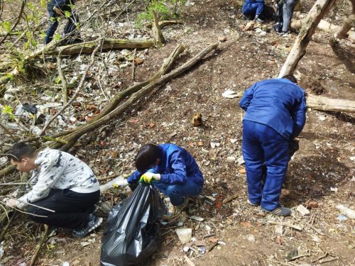 Бүген Арчада коры елгаларны, юл буйларын чистарттылар, агачларны буядылар