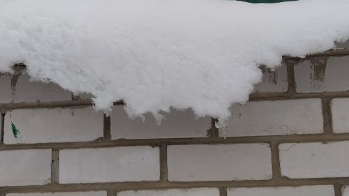 Сак булыгыз, түбәләрдән кар шуа