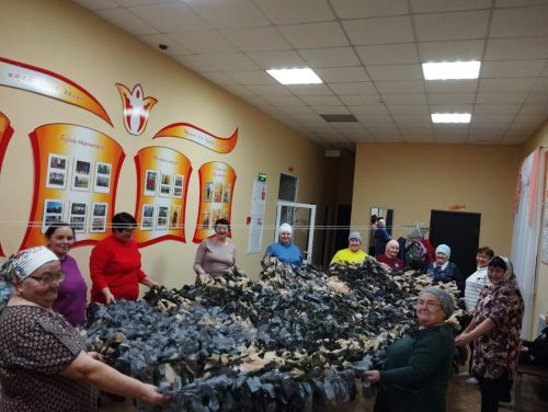 Авыл халкы бик теләп махсус хәрби операциядә катнашучыларга ярдәм итә