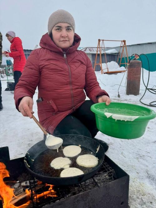 «Ак Барс» агрокомплексы» территориясендә хоккейда ярыштылар