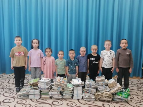 Наласа балалар бакчасында макулатура һәм капкачлар җыю буенча экологик акцияләр узды