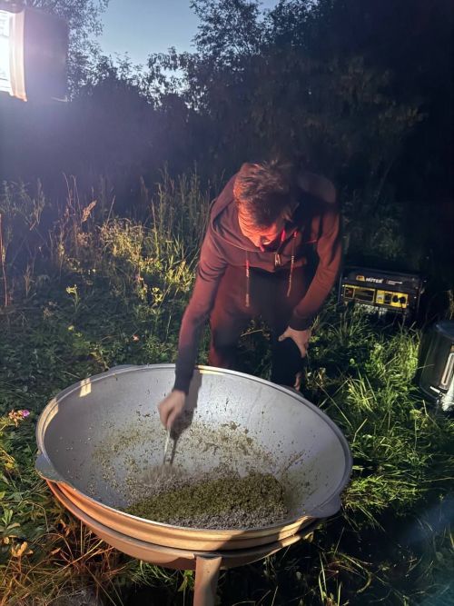 Велосәяхәтчеләр Кушлавычта таң аттырды