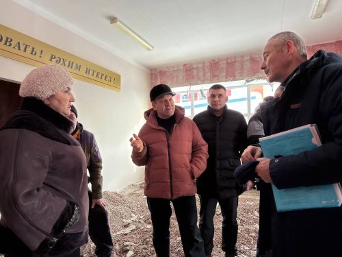 Арча педагогика көллиятендәге капиталь төзелеш буенча күчмә киңәшмә узды