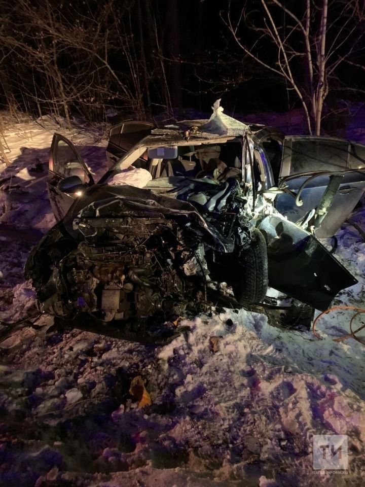 В ДТП на трассе в Татарстане погибли оба водителя легковушек