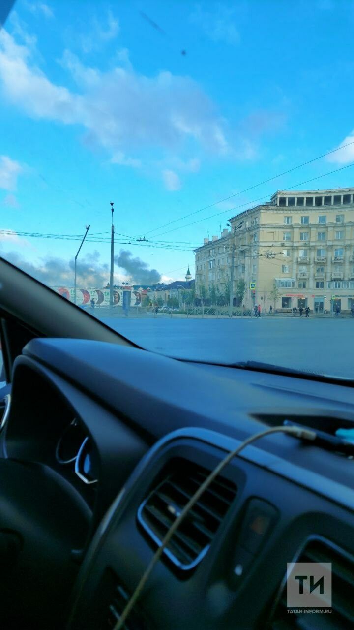 В Казани на территории завода «Нэфис косметикс» произошло возгорание