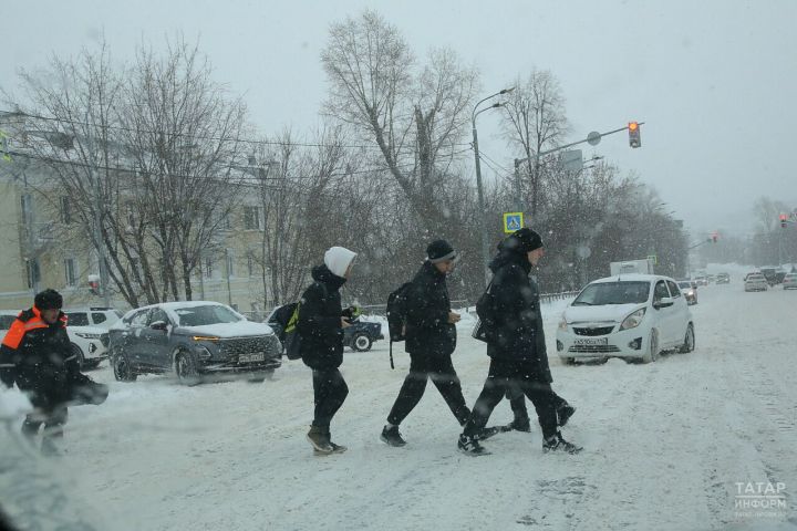 Татарстанда карлы һәм болытлы һава торышы көтелә