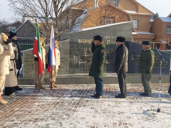 Махсус хәрби операциядә һәлак булган якташларыбыз истәлегенә Арчада һәйкәл ачылды