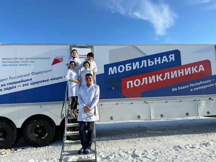 Арча районында Казанның төбәкара клиник-диагностика үзәге (МКДЦ) мобиль поликлиникасы эшли