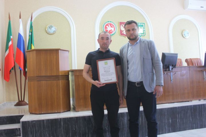 Җиңүчеләргә бүләкләр тапшырылды