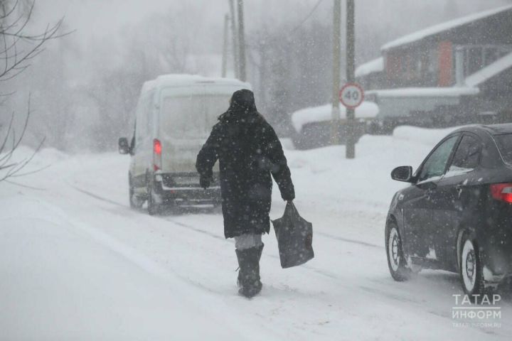 В Татарстане прогнозируют снег, метель и до 13 градусов мороза