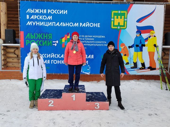 Ветеран педагог Руфина Гәрәева чаңгыда беренче!