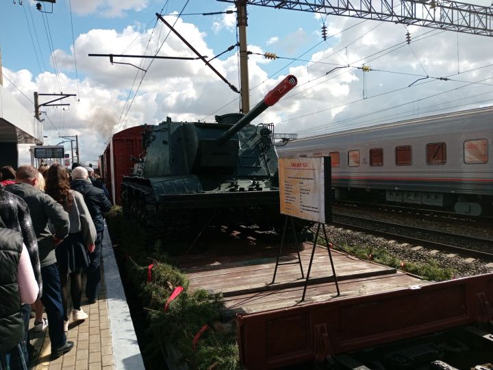 Җиңү поезды Арчага килде: хәтер, горурлык һәм бердәмлек бәйрәм