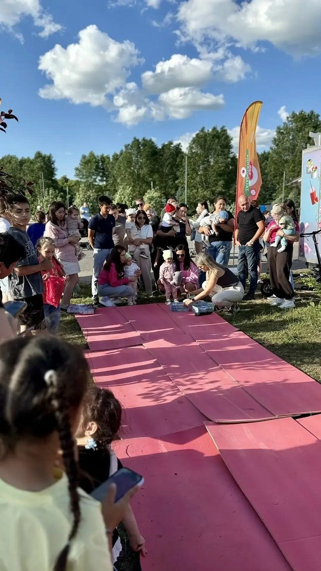 Казансу паркында иң нәни спортчылар көч сынашты